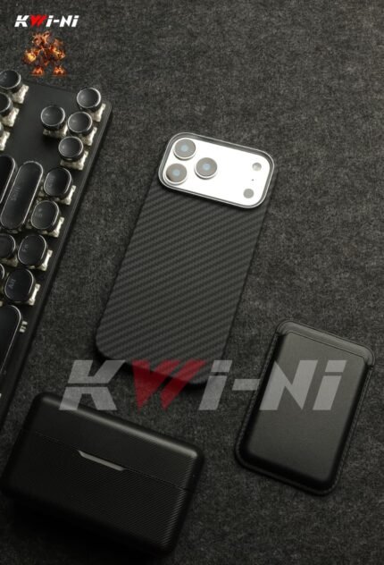 Kevlar Designer Case with Ultra Slim Caseless Touch 3D Carbon Fiber Shockproof Cover