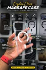 Transparent MagSafe Case for iPhone 18 Pro and iPhone 18 Pro Max with crystal clear shockproof protection